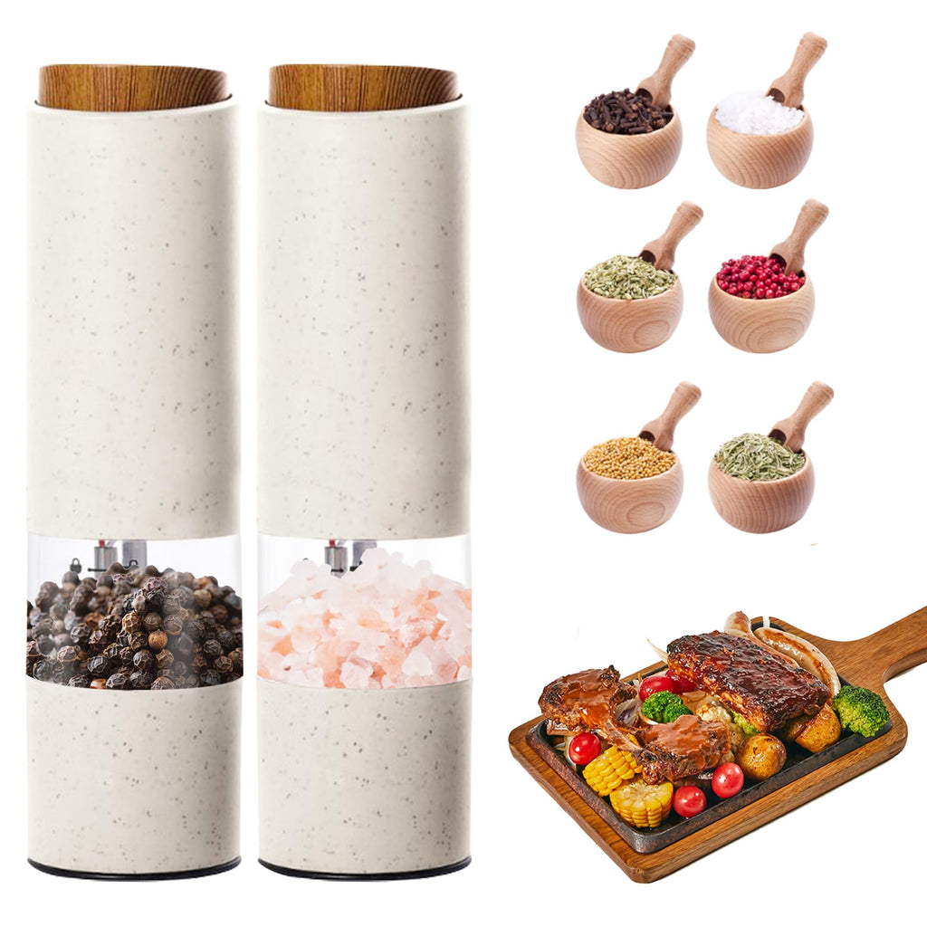 EcoGrind Wheat Straw Salt & Pepper Mills