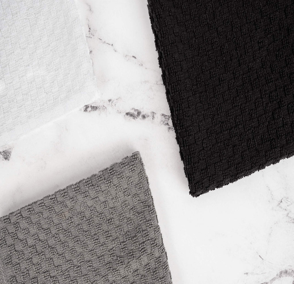 12-Pack Cotton Waffle Weave Kitchen Towels 15x26
