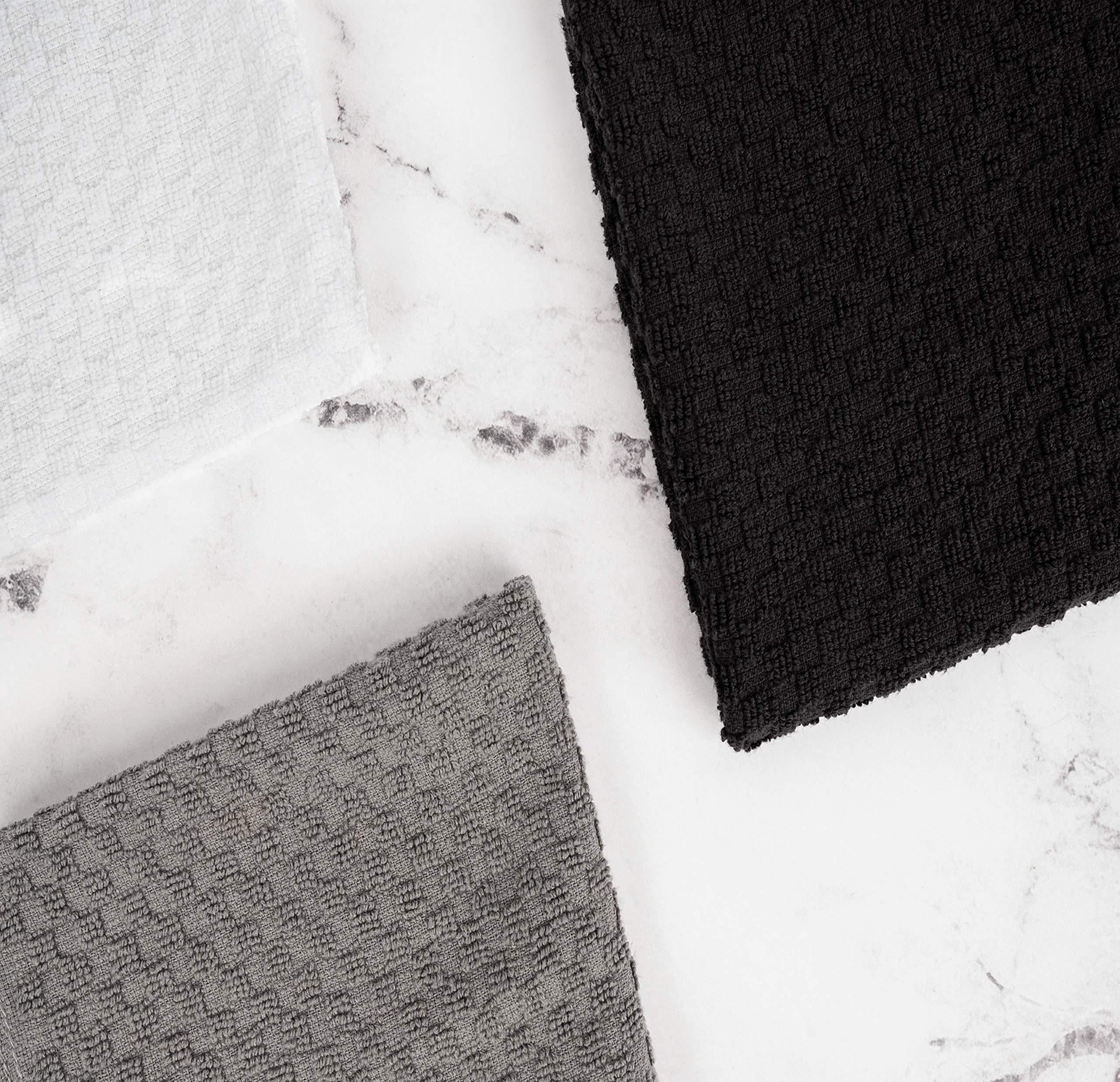 12-Pack Cotton Waffle Weave Kitchen Towels 15x26
