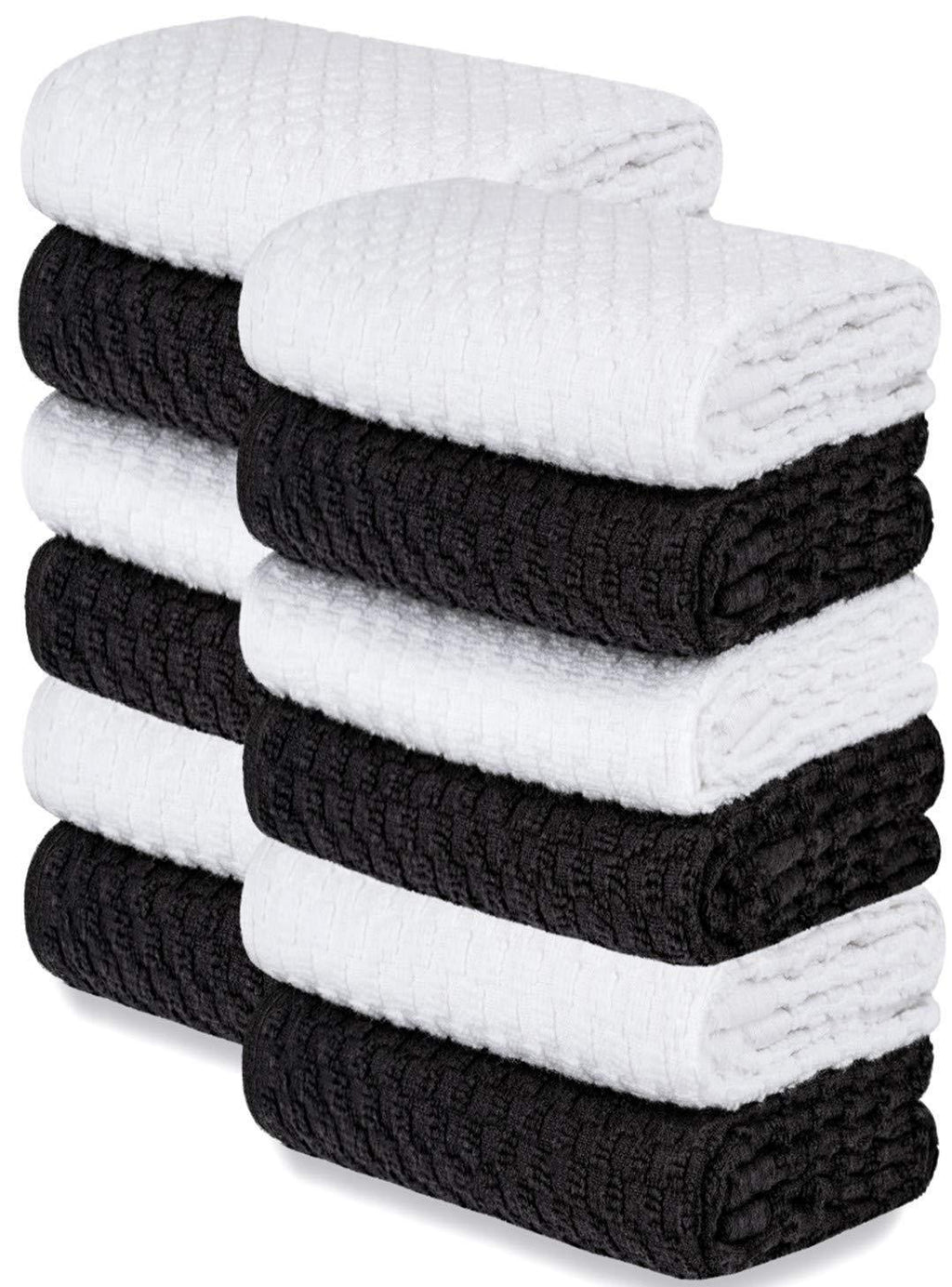 12-Pack Cotton Waffle Weave Kitchen Towels 15x26